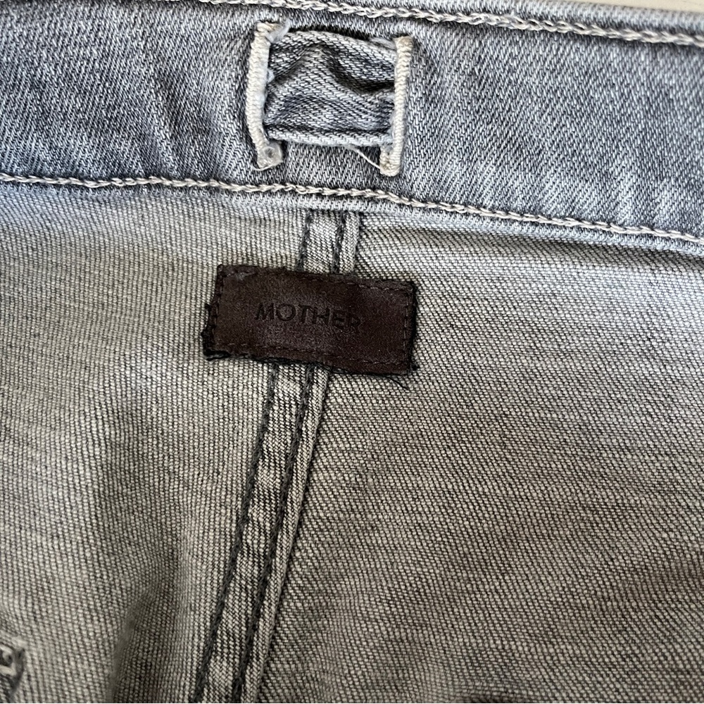 Mother The Loop De Loop Fray Dark Wash Jeans - image 5